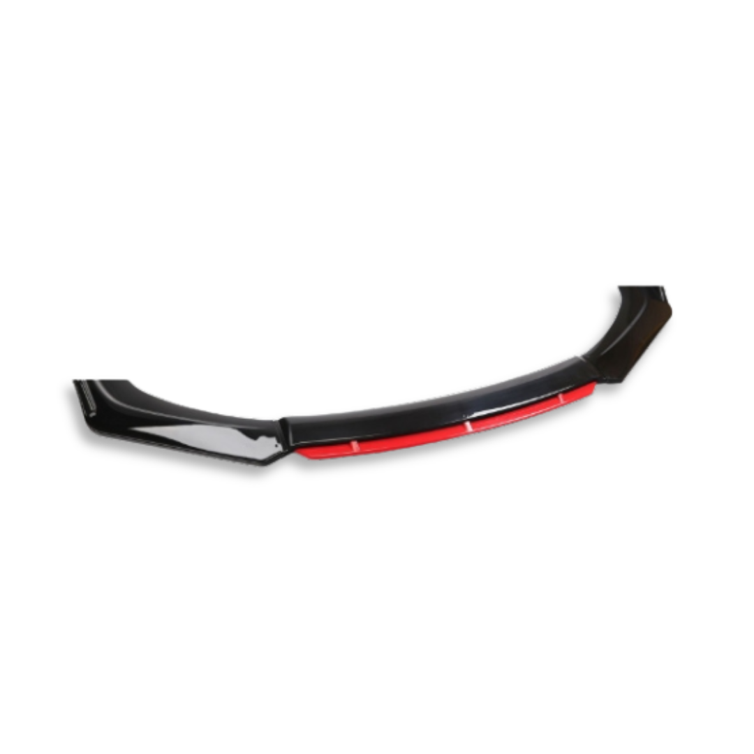 POLO 8 4 PIECE GLOSS BLACK FRONT LIP SPOILER (non oem)