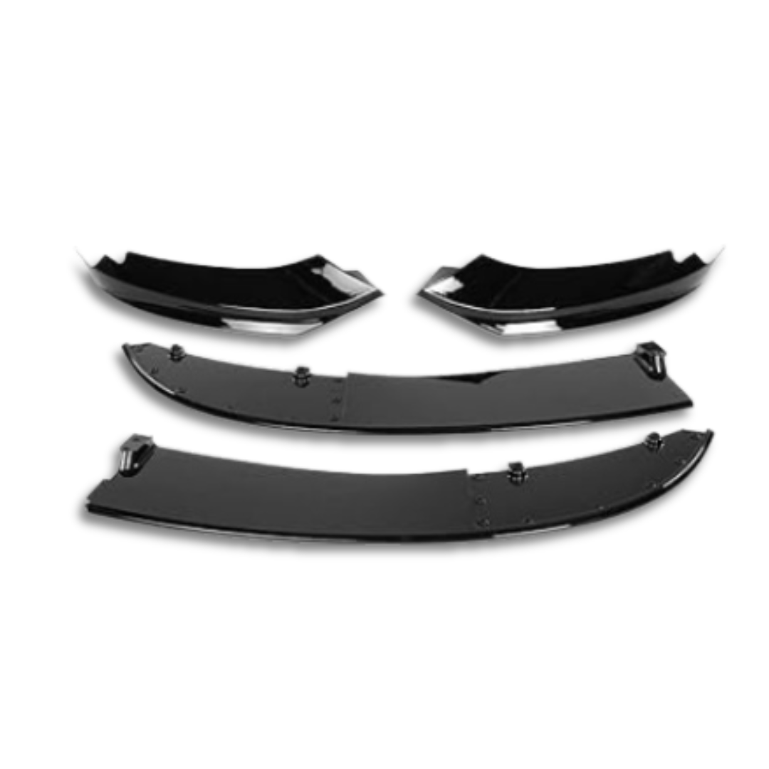 BM F32/F33 4PC M-PERFORMANCE GLOSS BLACK FRONT LIP SPOILER (non oem)