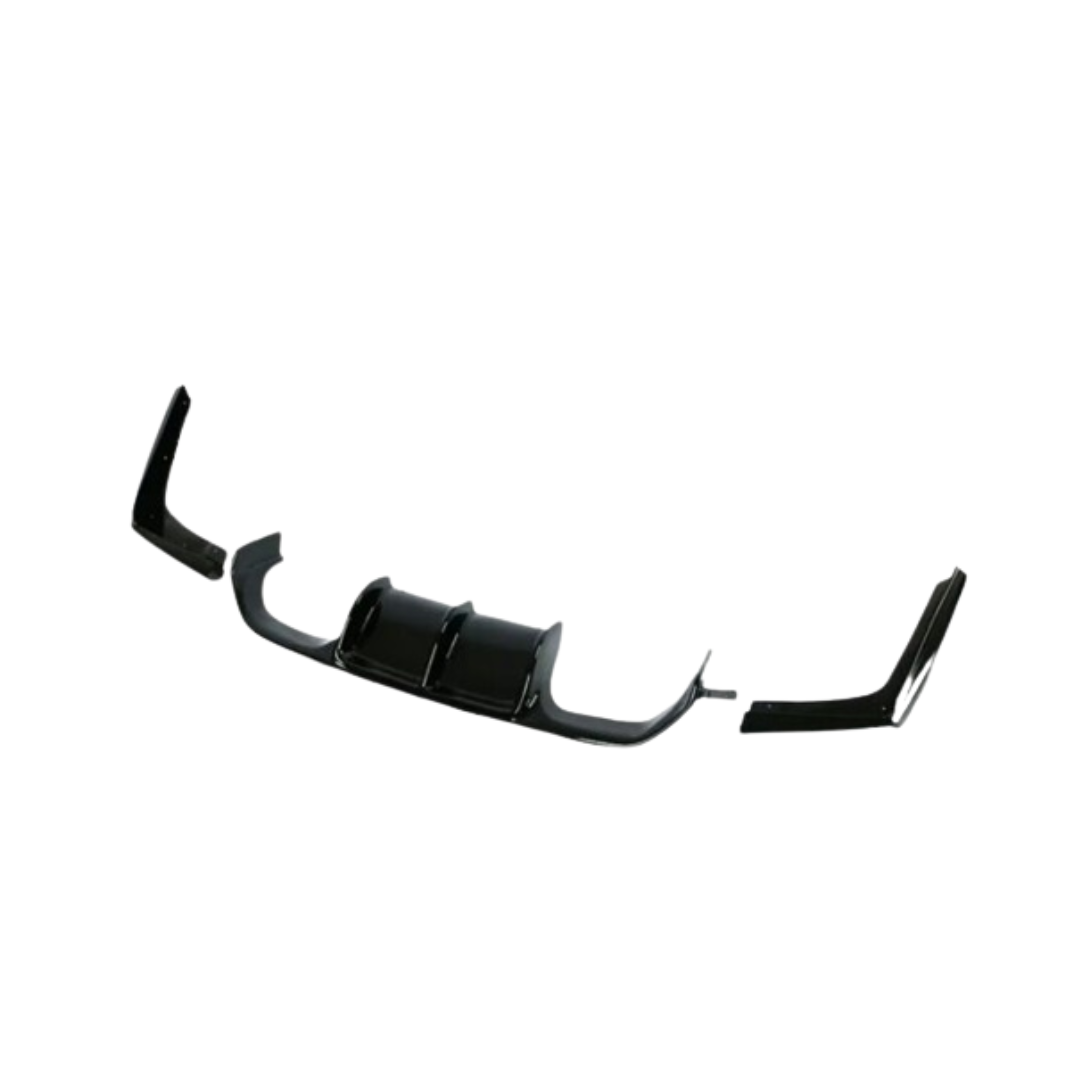 BM F80/F82/F83 M3/M4 V-STYLE GLOSS BLACK REAR DIFFUSER (non oem)
