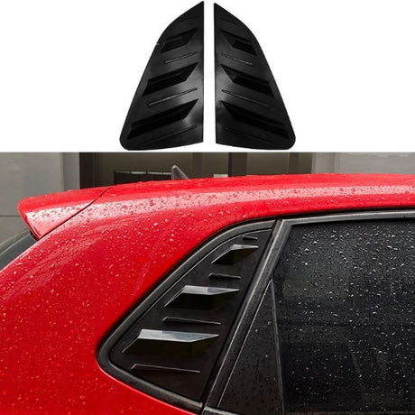 POLO 8 GLOSS BLACK WINDOW LOUVERS (non oem)