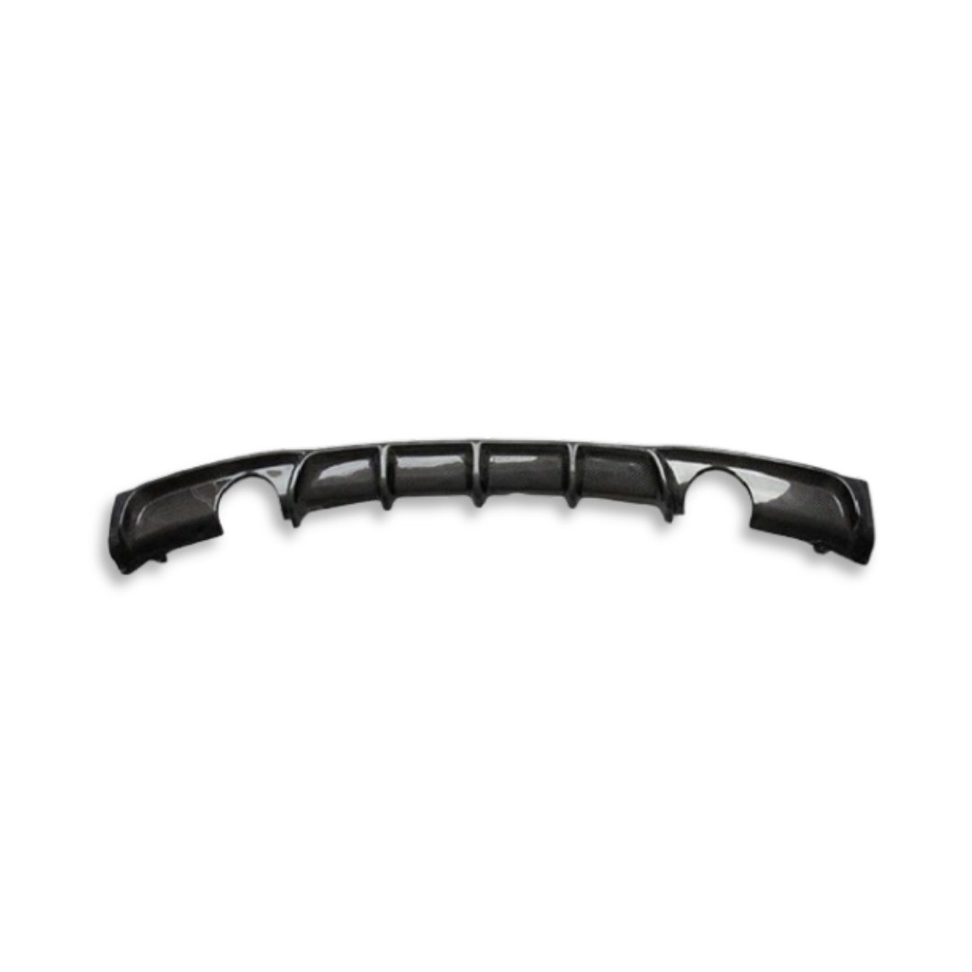 BM F30 M-PERFORMANCE STYLE CARBON FIBRE REAR DIFFUSER DOUBLE OUTLET EXHAUST (non oem)