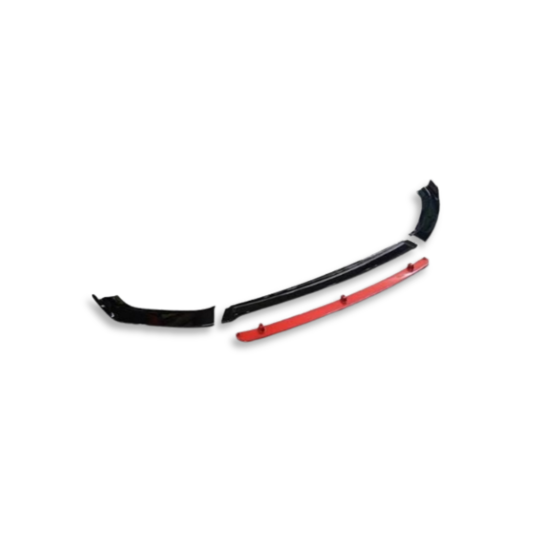 GOLF 7 4 PIECE GLOSS BLACK FRONT LIP  SPOILER (non oem)