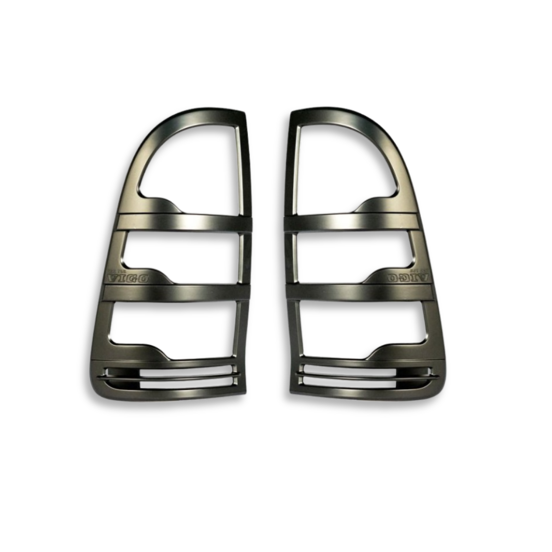 TOYOTA HILUX VIGO TAILLIGHT TRIM MATTE BLACK 2012+ (non oem)