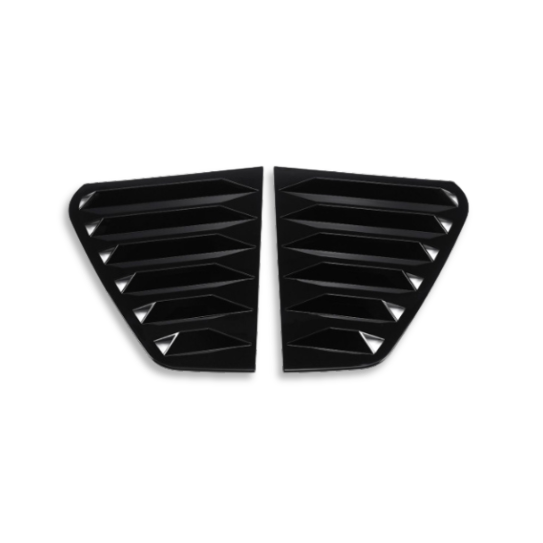 GOLF 7 GLOSS BLACK WINDOW LOUVERS (non oem)