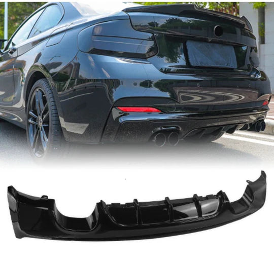 BM F22 QUAD PIPE REAR DIFFUSER (non oem)