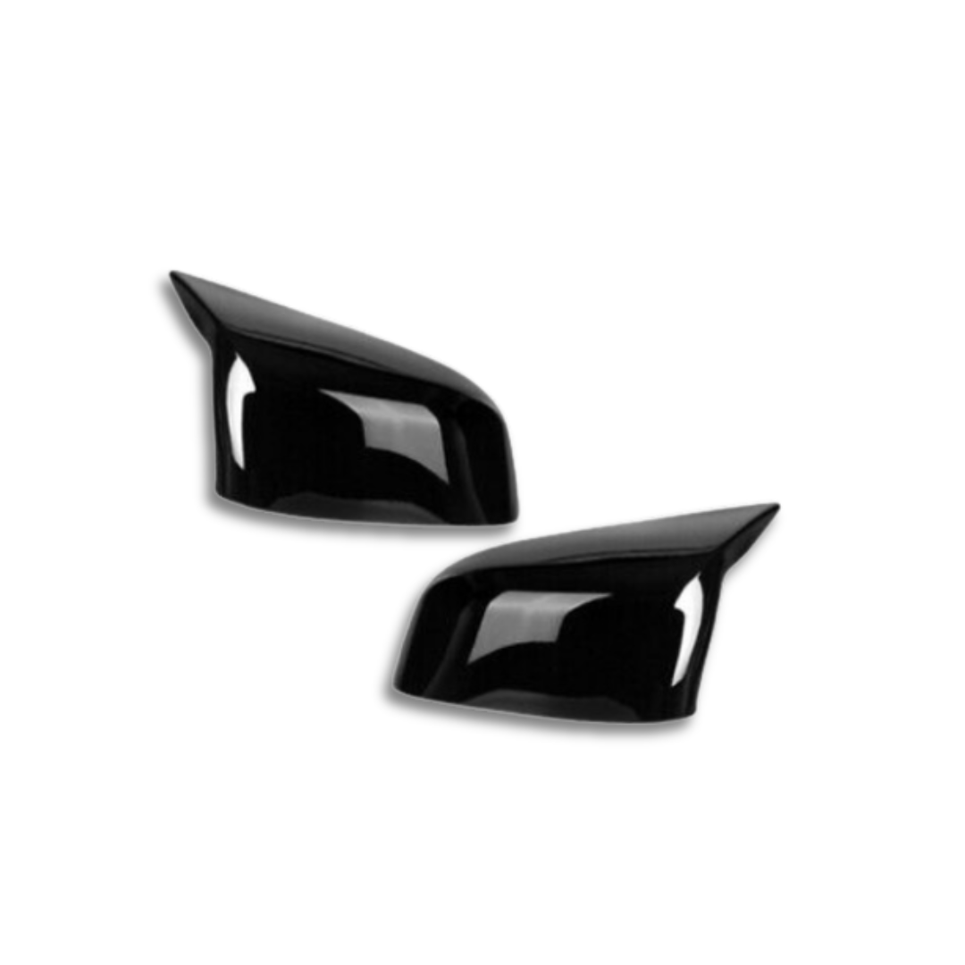 BM F25 FACELIFT M4 STYLE GLOSS BLACK MIRROR COVERS (non oem)