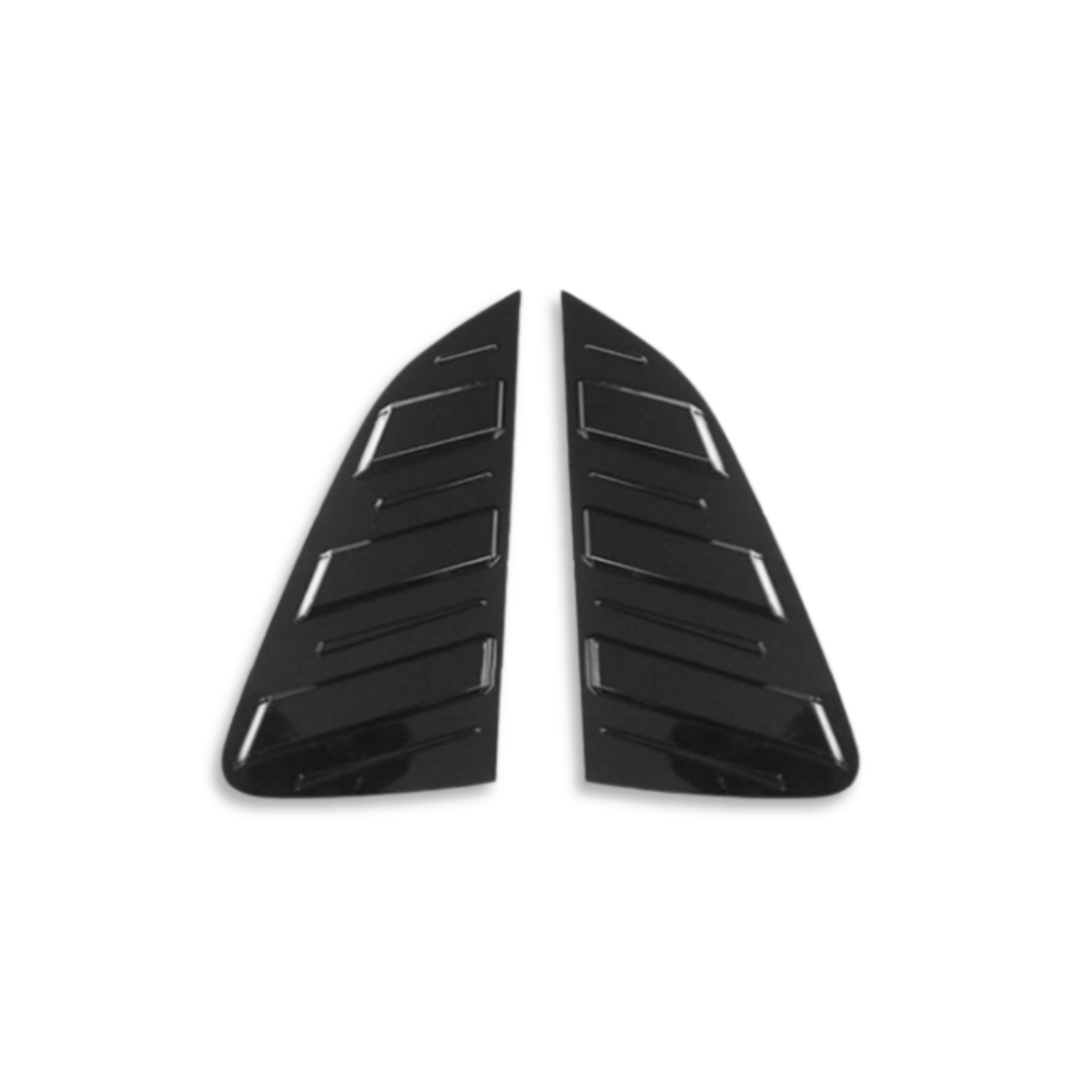 POLO 8 GLOSS BLACK WINDOW LOUVERS (non oem)