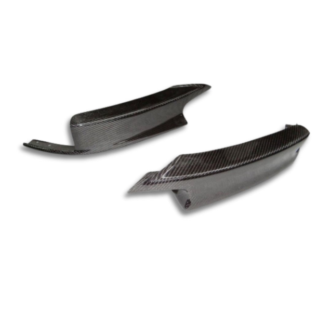 BM F30 CARBON FIBRE FRONT BUMPER SPLITTERS (non oem)