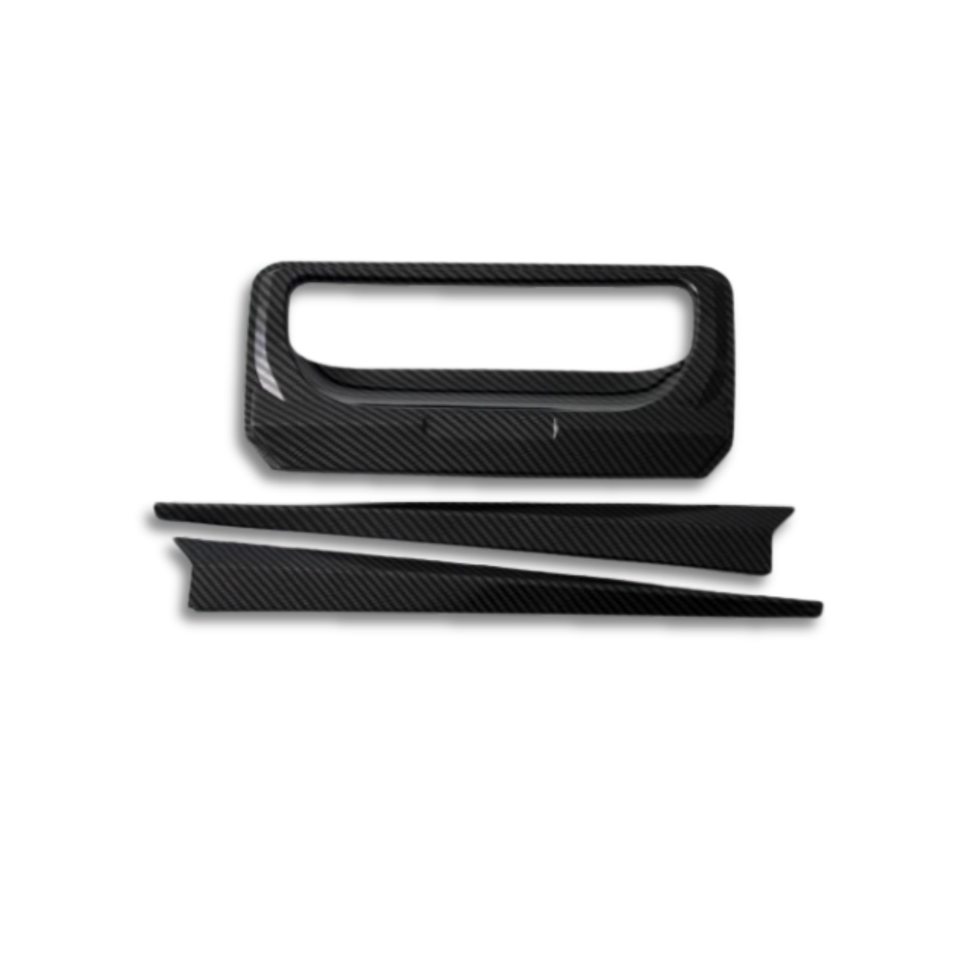 RANGER T6/T7/T8 TAILGATE HANDLE SURROUND ARROW KIT CARBON LOOK MODELS 2012-2022 (non oem)