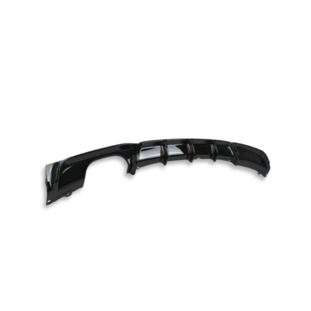 BM F30 GLOSS BLACK REAR DIFFUSER SINGLE OUTLET EXHAUST (non oem)