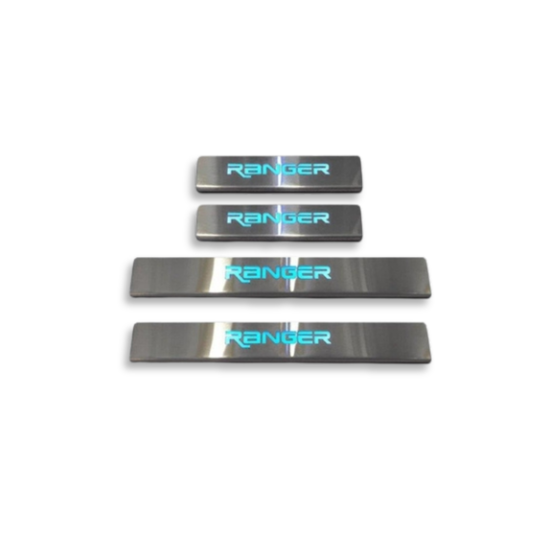 RANGER STEP SILLS WITH LIGHT UP LOGO T6/T7/T8 MODELS 2012-2022 (non oem)