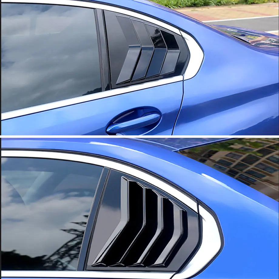 BM G20 GLOSS BLACK WINDOW LOUVERS (non oem)