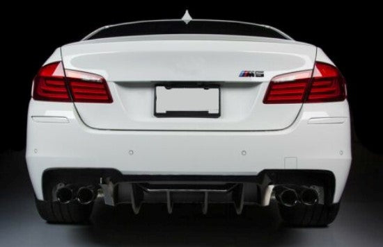 BM F10 M5 STYLE GLOSS BLACK REAR DIFFUSER (non oem)