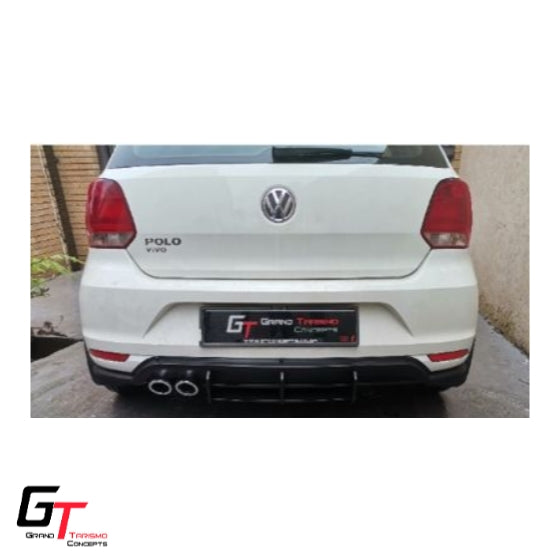 POLO 6 TSI TO GTI GLOSS BLACK REAR DIFFUSER (non oem)