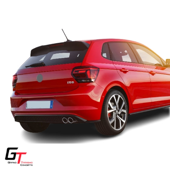 POLO 8 R-LINE GLOSS BLACK ROOF SPOILER (non oem)