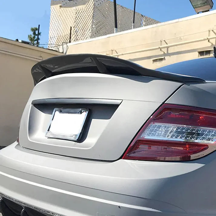 Merc W204 Ducktail/PSM Style Gloss Black Boot Spoiler