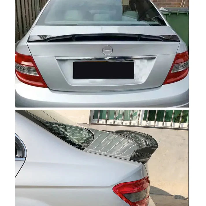 Merc W204 Ducktail/PSM Style Gloss Black Boot Spoiler