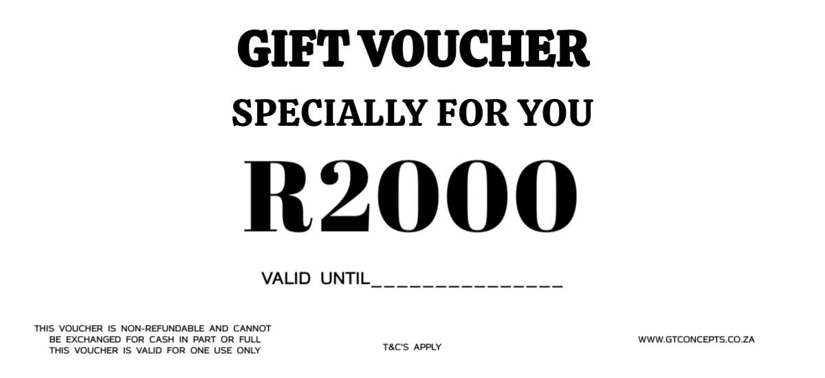 GIFT VOUCHER ESPECIALLY FOR YOU