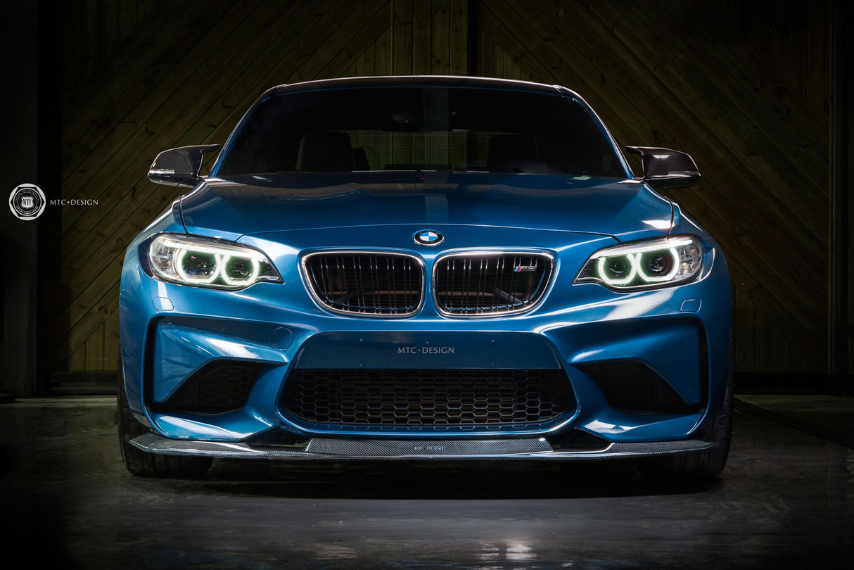 BM F87 M2 MTC STYLE CARBON FIBRE FRONT LIP (non oem)
