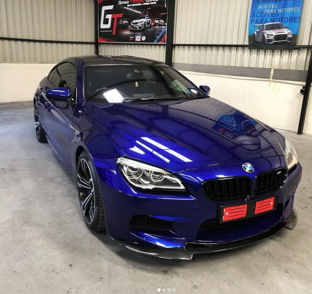 BM F12 M6 V-STYLE CARBON FIBRE FRONT LIP SPOILER (non oem)