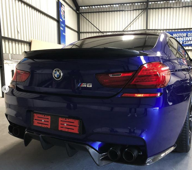BM F12 M6 V-STYLE CARBON FIBRE BOOT SPOILER (non oem)