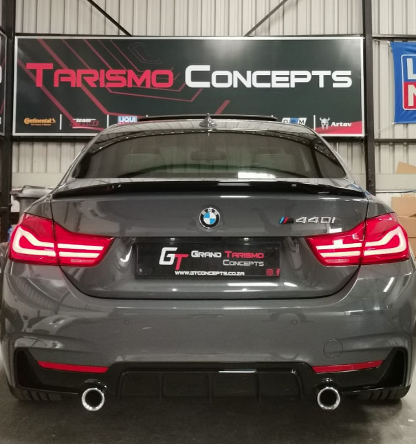 BM F32/F33 M-PERFORMANCE GLOSS BLACK REAR DIFFUSER (non oem)