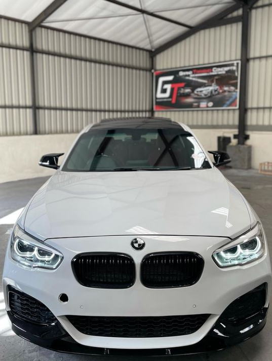 BM F20 LCI M-PERFORMANCE GLOSS BLACK FRONT LIP SPOILER (non oem)