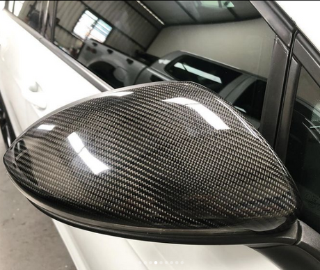GOLF 7 CARBON FIBRE STICK-ON MIRROR COVERS (non oem)