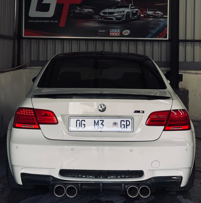 BM E92 M PERFORMANCE GLOSS BLACK BOOT SPOILER (non oem)