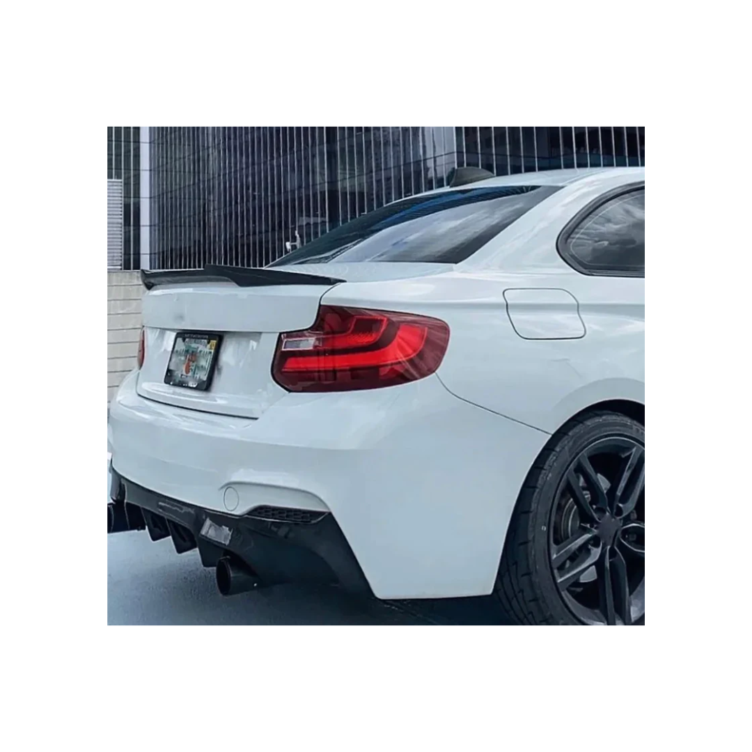 BM F22/F87 M4 STYLE GLOSS BLACK BOOT SPOILER (non oem)
