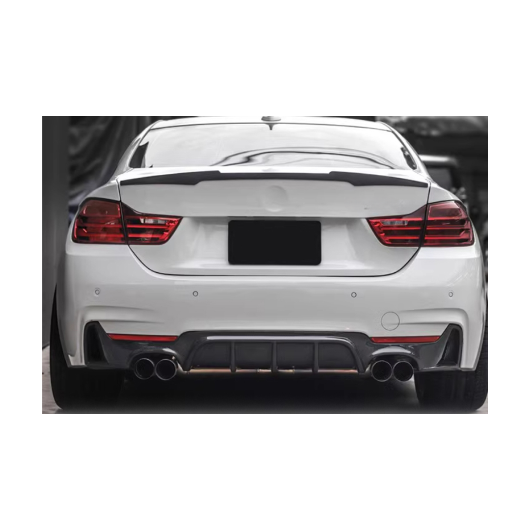 BM F32 M4 STYLE GLOSS BLACK BOOT SPOILER (non oem)