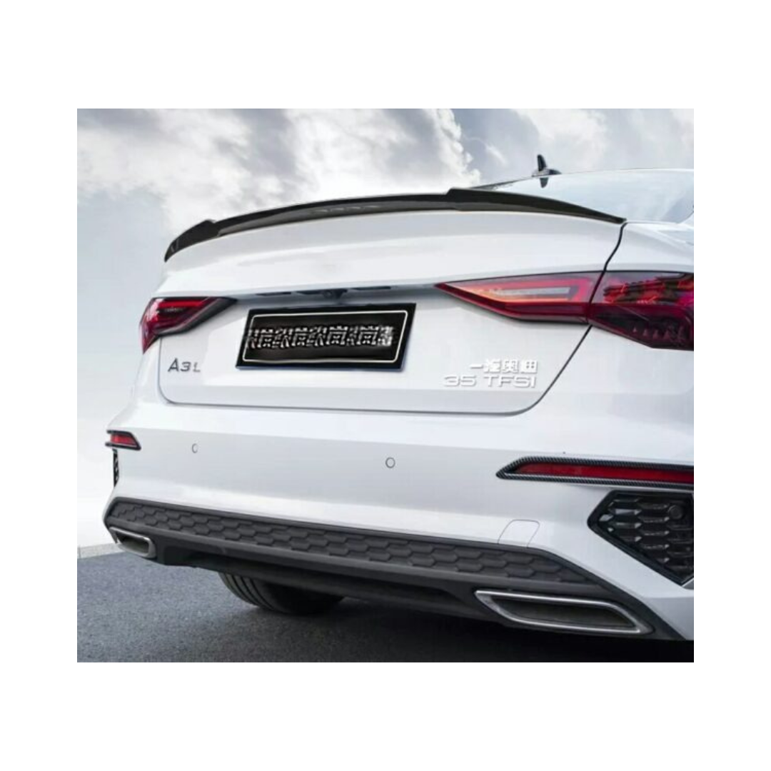 AUDI A3/S3 8Y V-STYLE GLOSS BLACK BOOT SPOILER (non oem)