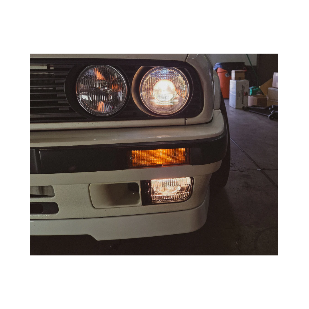 BM E30 FOG LAMPS-YELLOW (non oem)