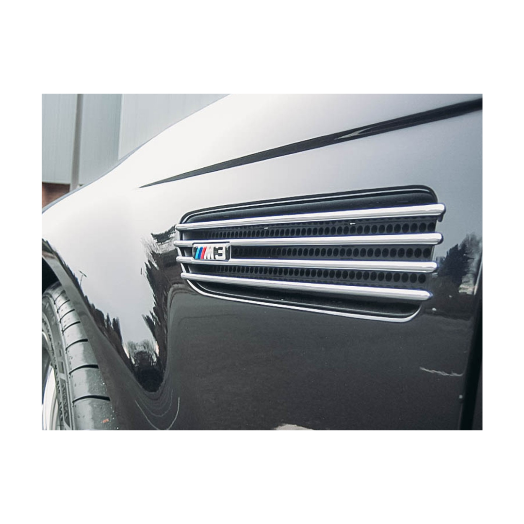BM E46 M3 FENDER VENTS - CHROME (non oem)