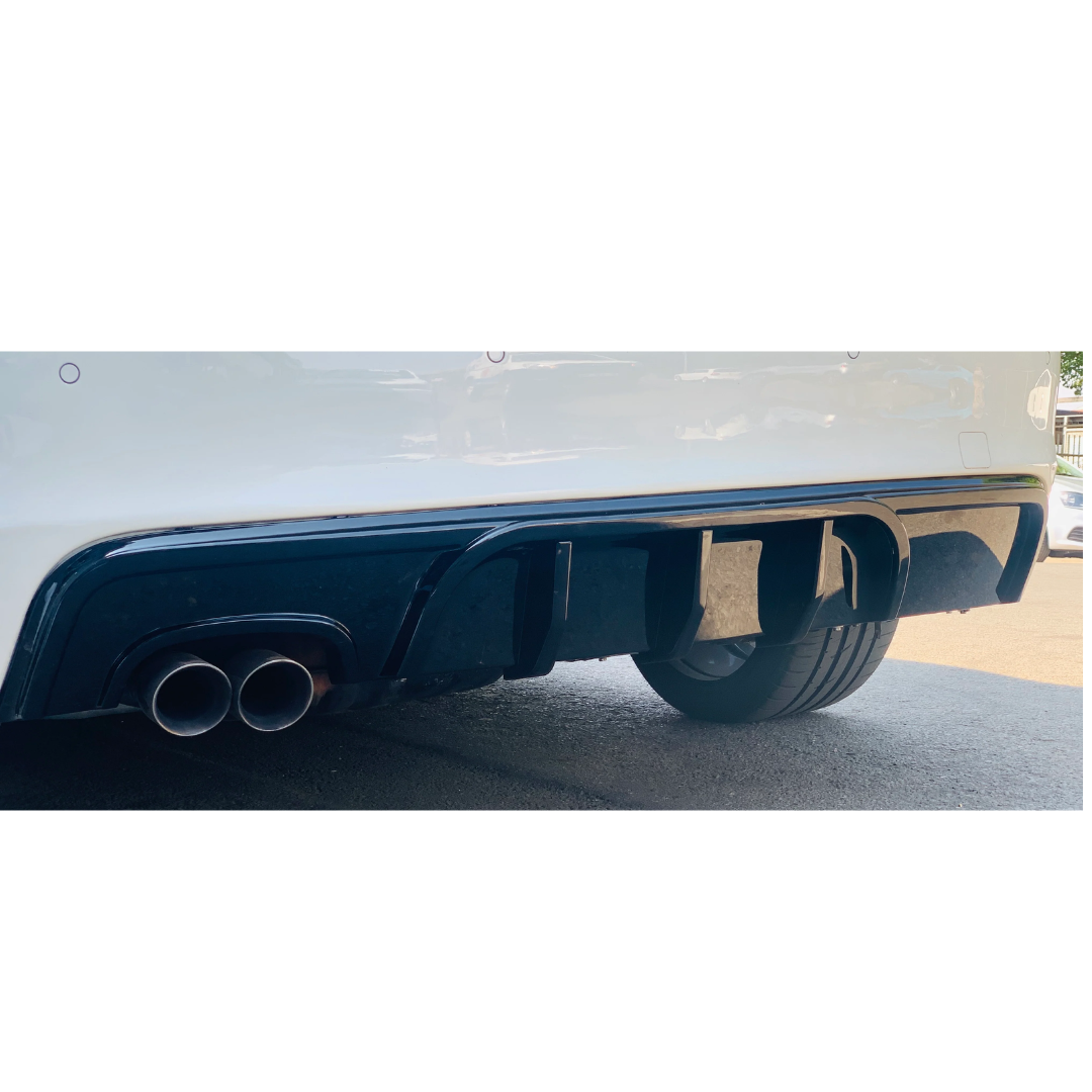 BM E82 M-PERFORMANCE GLOSS BLACK REAR DIFFUSER (non oem)