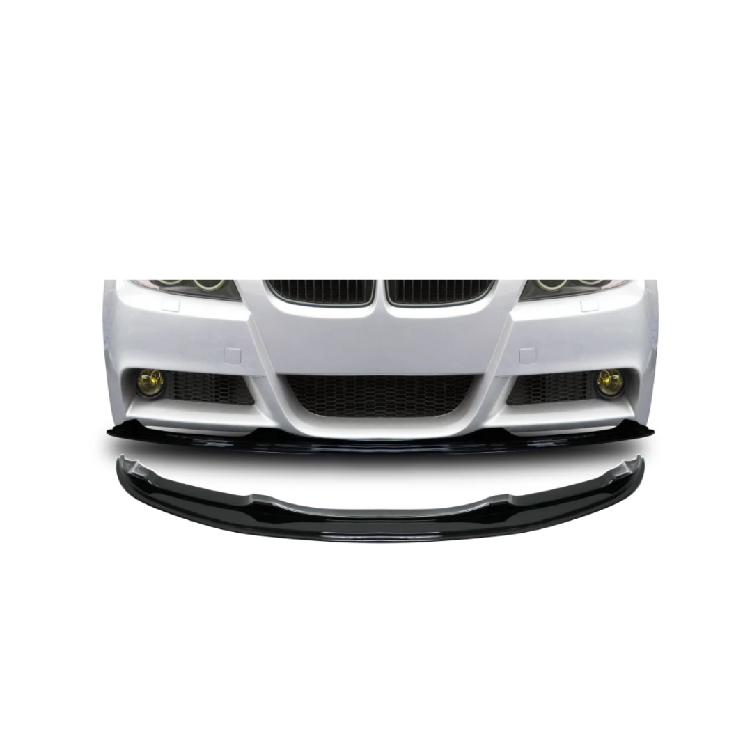 BM E90 GLOSS BLACK FACE-LIFT FRONT LIP SPOILER (non oem)