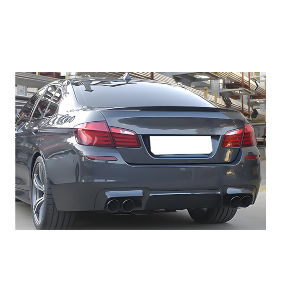 BM F10 M5 STYLE CARBON FIBRE LOOK BOOT SPOILER (non oem)
