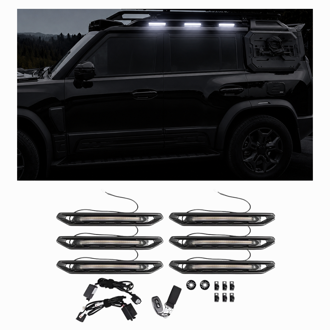 JETOUR T2 SIDE ROOF RAIL LED KIT (non oem)