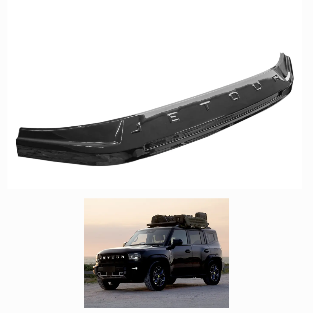JETOUR T2 BONNET GUARD GLOSS BLACK - STICK ON (non oem)