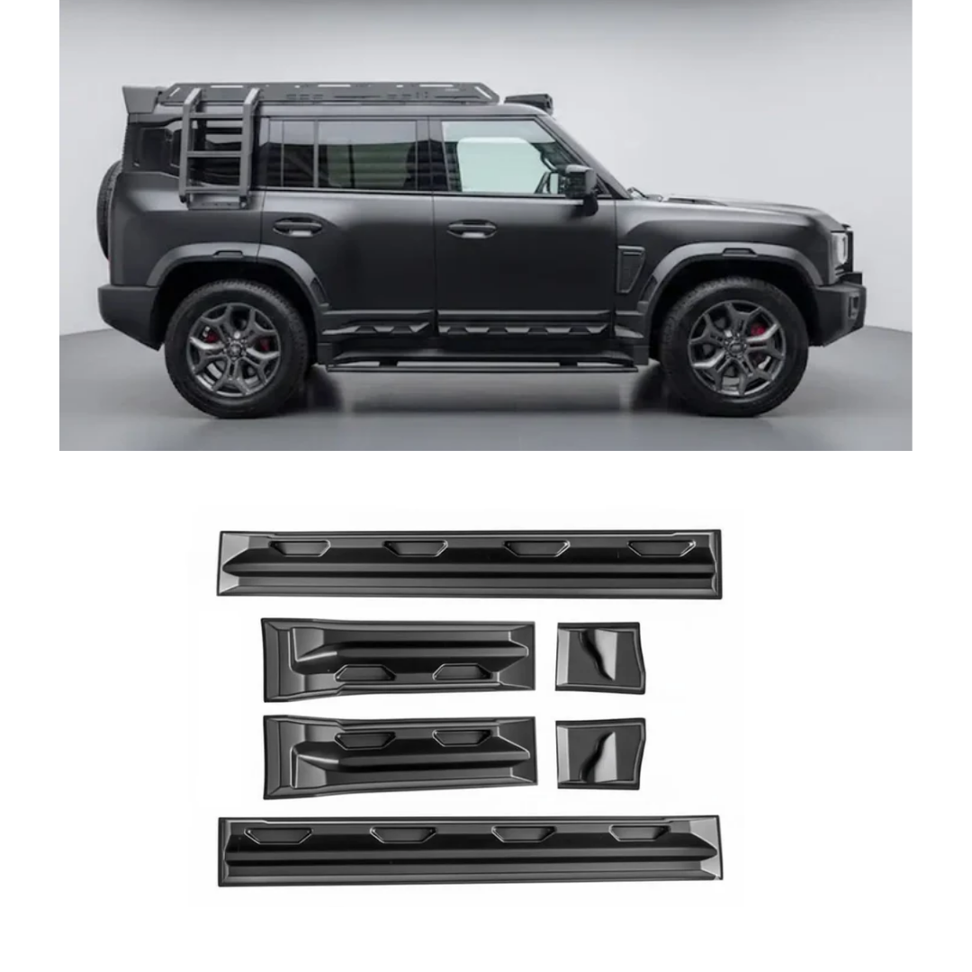 JETOUR T2 DOOR CLADDING - MATTE BLACK (non oem)