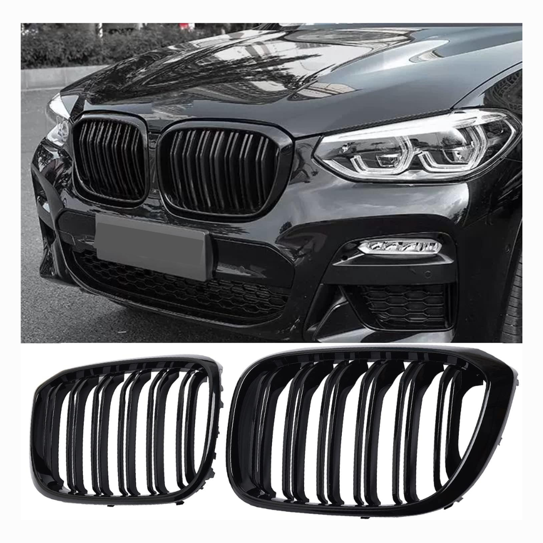 BM G01 X3 DOUBLE SLAT KIDNEY GRILLS - PRE-FACE LIFT (non oem)