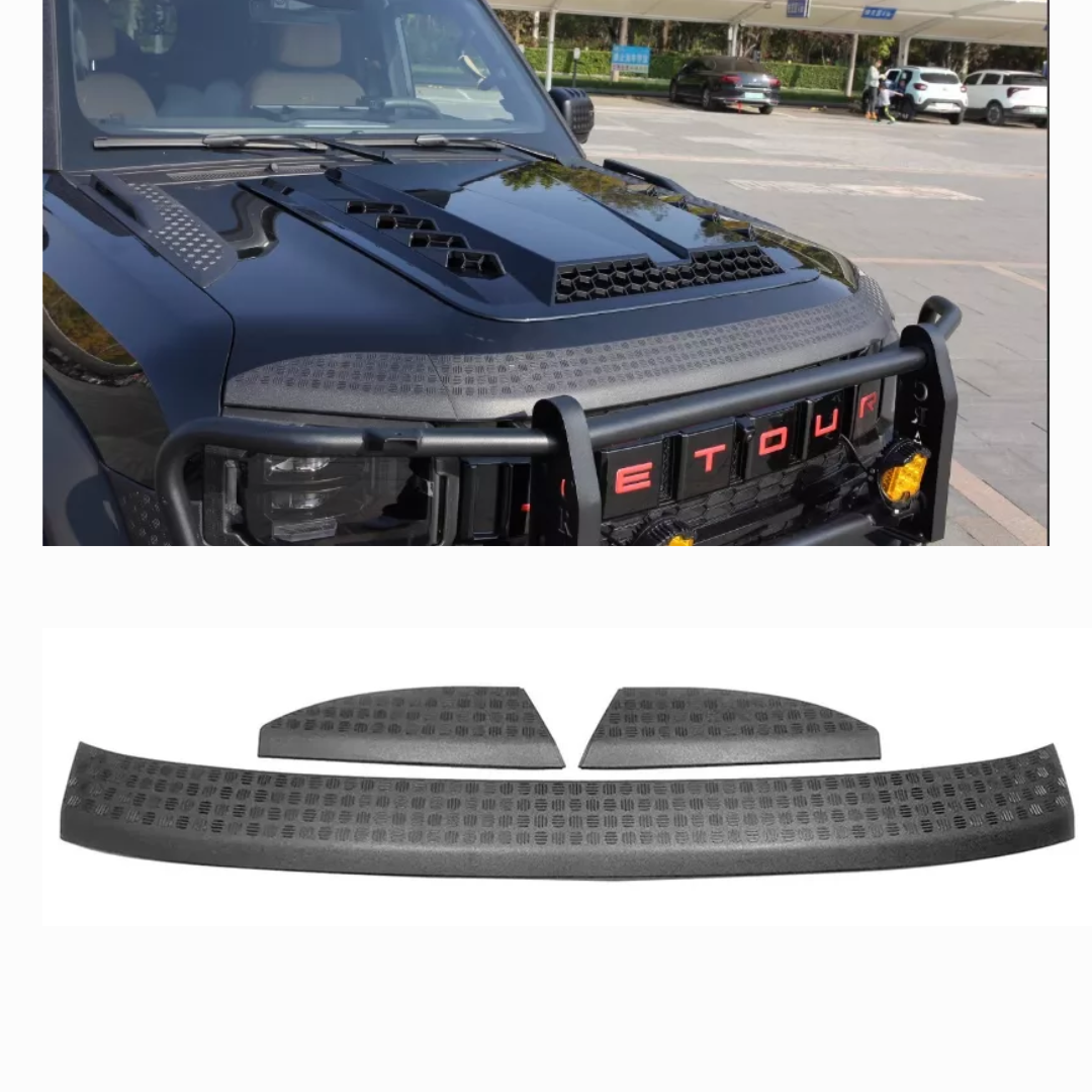 JETOUR T2 BONNET GUARD - STICK ON - 3 PIECE