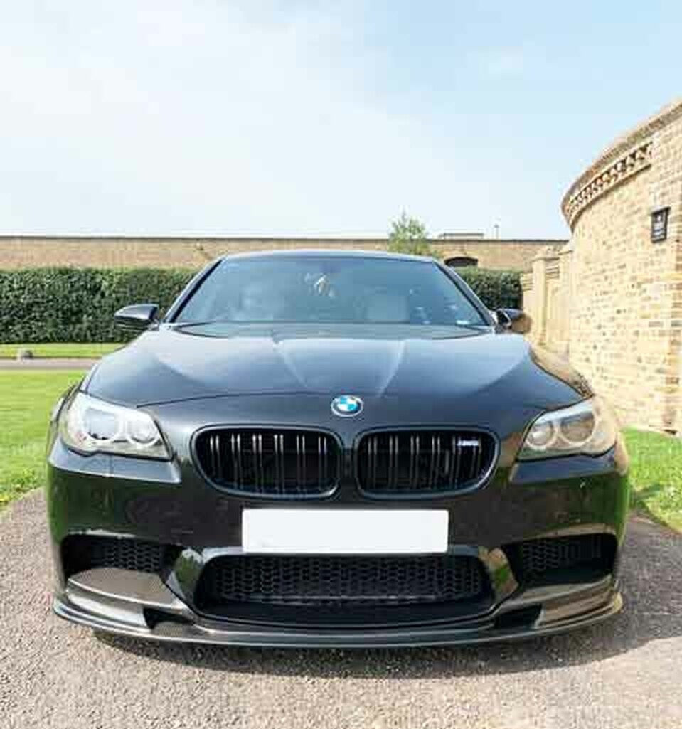 BM F10 M5 3D STYLE CARBON FIBRE FRONT LIP SPOILER (non oem)