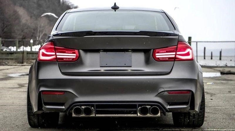 BM F30/F80 M4 STYLE CARBON FIBRE BOOT SPOILER (non oem)