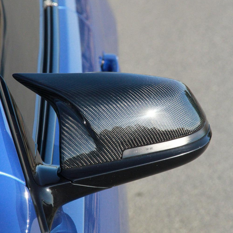 BM F-SERIES M4 STYLE CLIP ON CARBON FIBRE MIRROR COVERS (non oem)