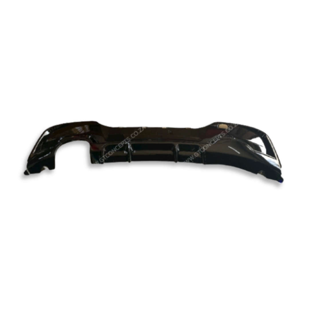BM F20 PRE-LCI SINGLE EXIT GLOSS BLACK REAR DIFFUSER (non oem)