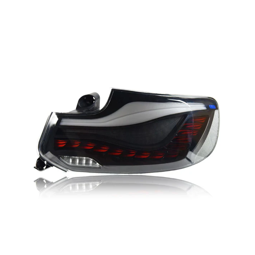 BM F22/F87 CS STYLE SEQUENTIAL TAIL LIGHTS - SMOKED (non oem)