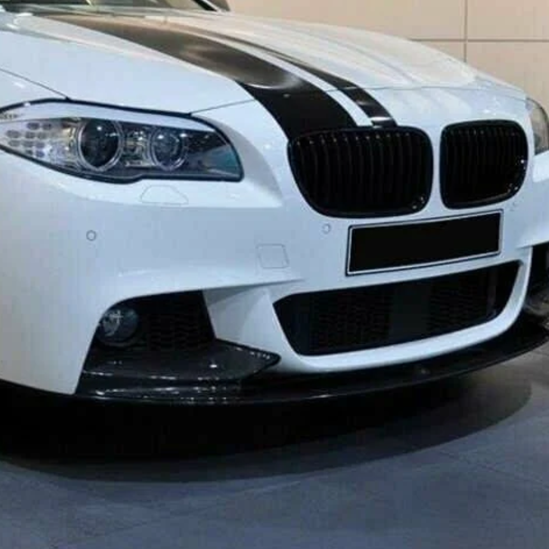 BM F10 M PERFORMANCE GLOSS BLACK FRONT LIP SPOILER (non oem)