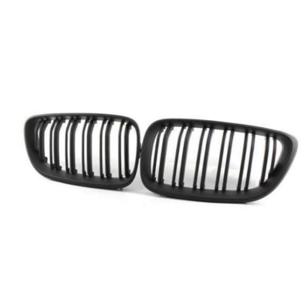 BM F22 DOUBLE SLAT GLOSS BLACK KIDNEY GRILL (non oem)