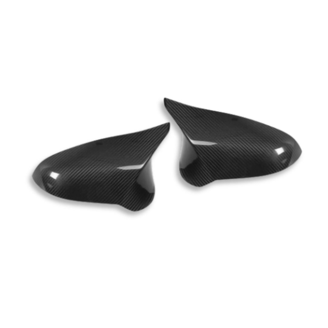 BM F80/F82/F83 M3/M4 STYLE CARBON FIBRE CLIP ON MIRROR COVERS (non oem)